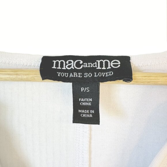 Mac and Me Cotton Ribbed Henley (S P) - Picture 4 of 5